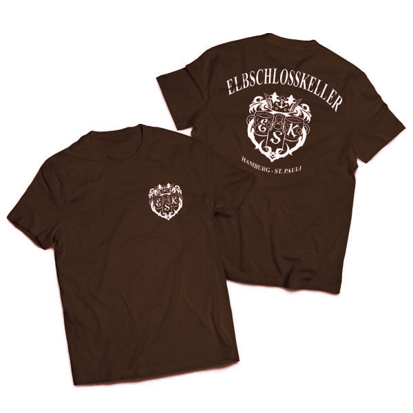 T-Shirt - Elbschlosskeller [braun]