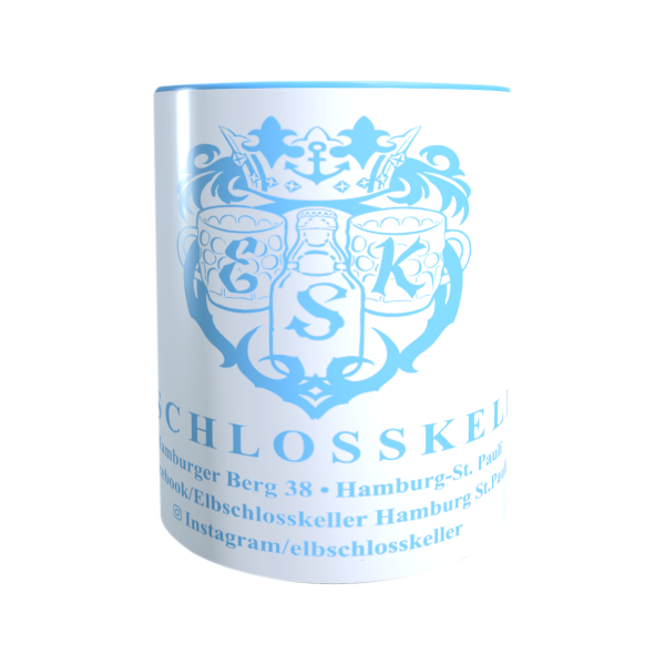 Elbschlosskeller - Sammel-Tasse [weiß/hellblau]